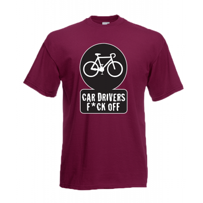 Car Drivers F@ck Off T-Shirt με στάμπα