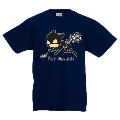 Catwoman Part Time Job Kids T-Shirt με στάμπα