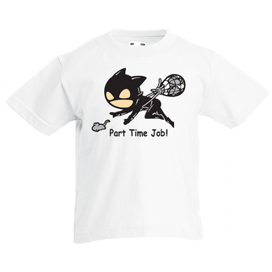 Παιδικό κοντομάνικο T-Shirt  Catwoman Part Time Job-3689