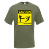 Caution This Is Sparta T-Shirt with print