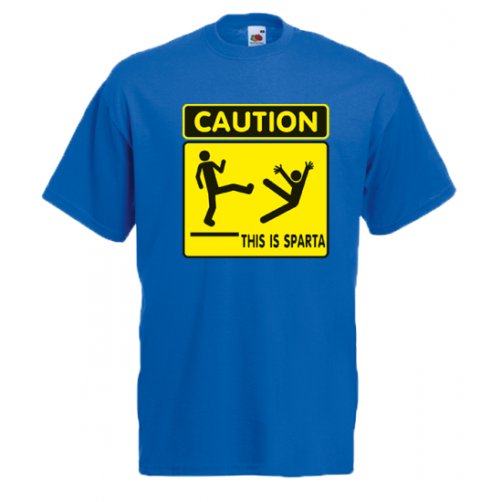 Spartans Caution this is spartan' Men's Premium T-Shirt