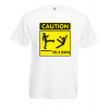 Caution This Is Sparta T-Shirt with print