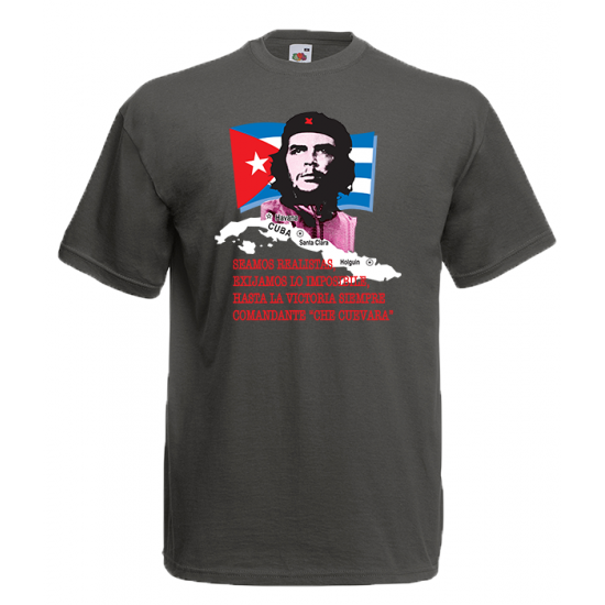 Che Guevara Flag T-Shirt with print