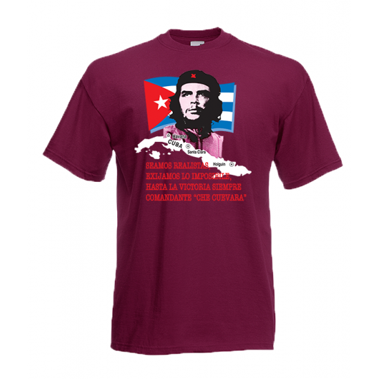 Che Guevara Flag T-Shirt with print