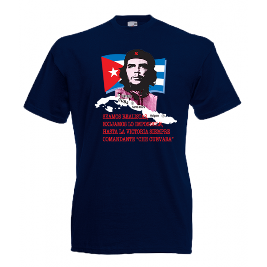 Che Guevara Flag T-Shirt with print