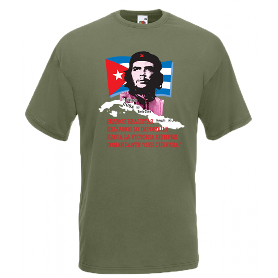 Che Guevara Flag T-Shirt with print
