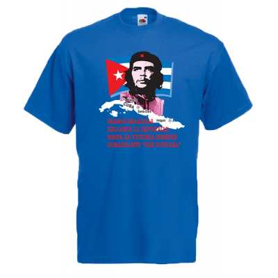 Che Guevara Flag T-shirt με στάμπα 