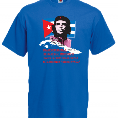 Che Guevara Flag T-Shirt with print