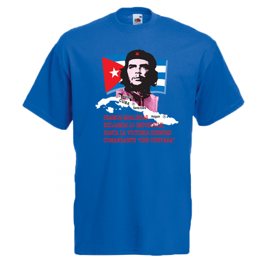 Che Guevara Flag T-Shirt with print
