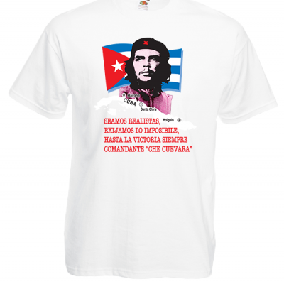Che Guevara Flag T-Shirt with print