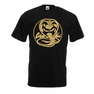 Cobra Kai gold T-Shirt με στάμπα