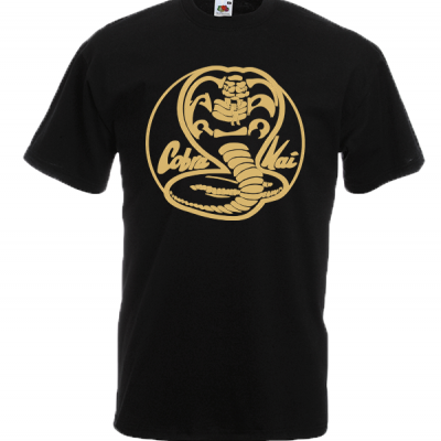 Cobra Kai gold T-Shirt με στάμπα