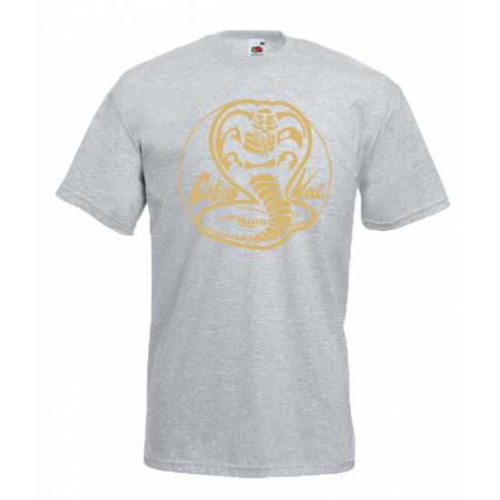 Cobra Kai gold T-Shirt με στάμπα