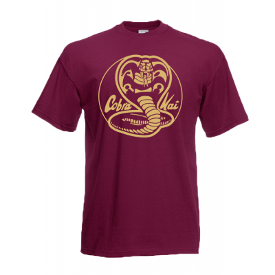 Cobra Kai gold T-Shirt με στάμπα