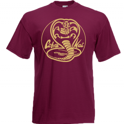 Cobra Kai gold T-Shirt με στάμπα