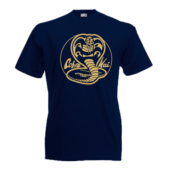 Cobra Kai gold T-Shirt με στάμπα