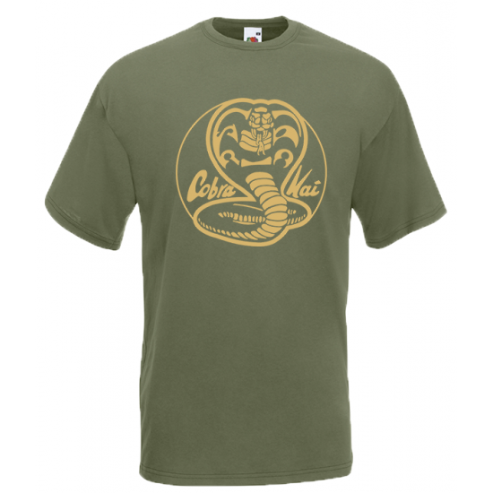 Cobra Kai gold T-Shirt με στάμπα