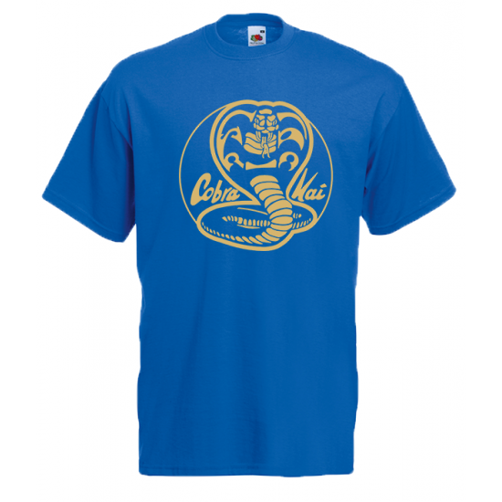 Cobra Kai gold T-Shirt με στάμπα