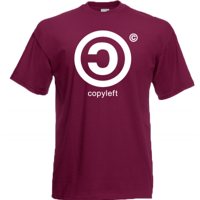 CopyLeft T-Shirt with print