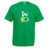 Dad Battery T-Shirt with print