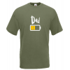 Dad Battery T-Shirt with print