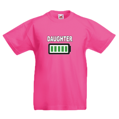 Daughter Battery Kids T-shirt με στάμπα