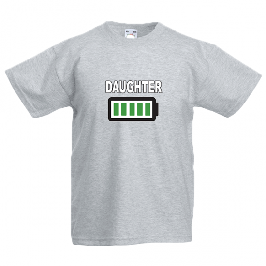 Daughter Battery Kids T-Shirt with print
