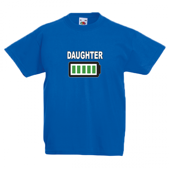 Daughter Battery Kids T-Shirt with print