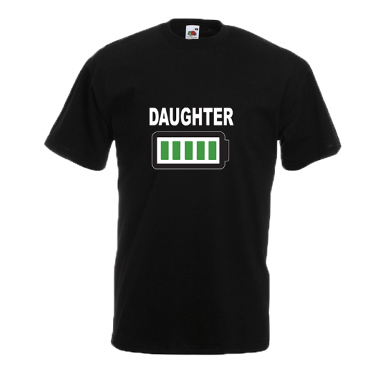 Daughter Battery T-Shirt with print