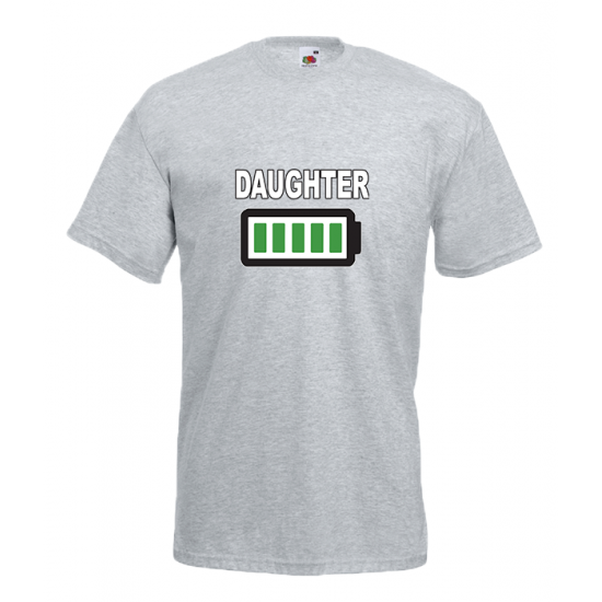 Daughter Battery T-Shirt with print