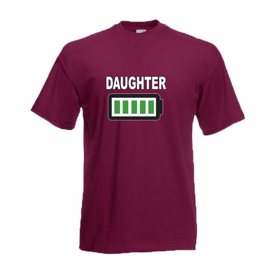 Daughter Battery T-Shirt with print