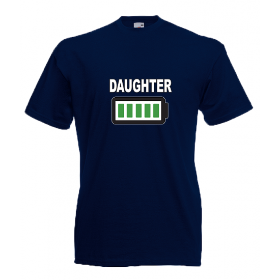 Daughter Battery T-Shirt with print