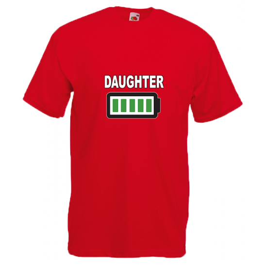 Daughter Battery T-Shirt with print