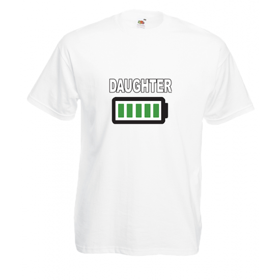 Daughter Battery T-Shirt with print