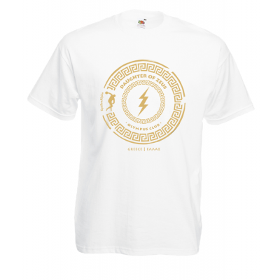 Daughter Of Zeus Gold T-Shirt with print