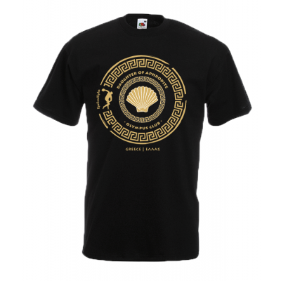 Daughter Of Aphrodite Gold T-Shirt with print