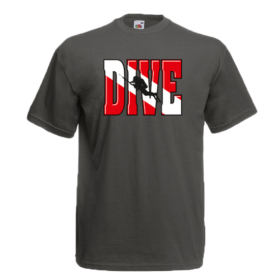Dive T-shirt με στάμπα 