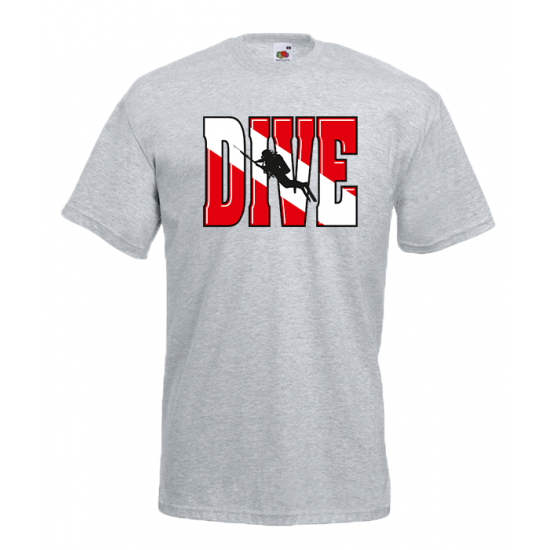 Dive T-shirt με στάμπα 