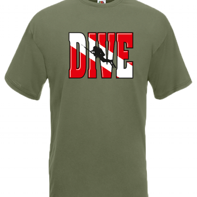 Dive T-shirt με στάμπα 