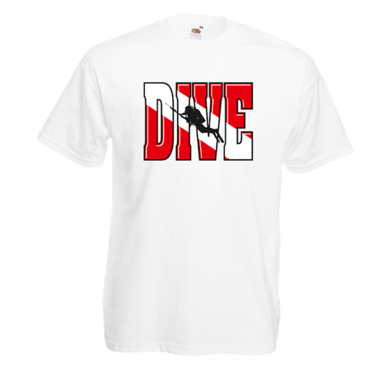 Dive T-shirt με στάμπα 