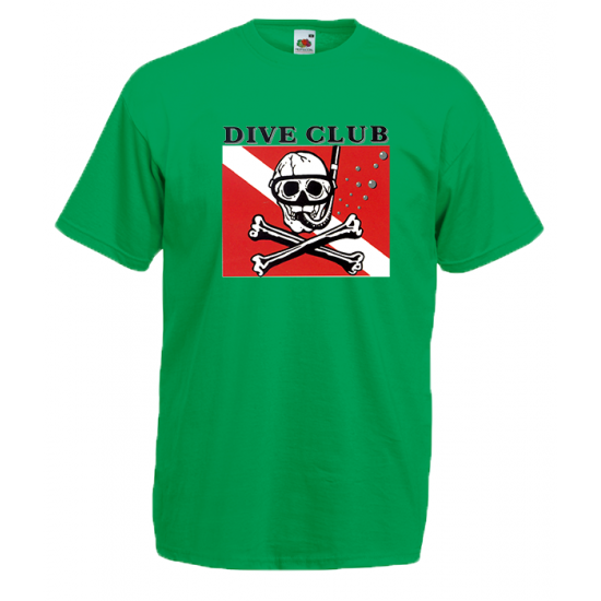 Dive Club T-shirt με στάμπα 