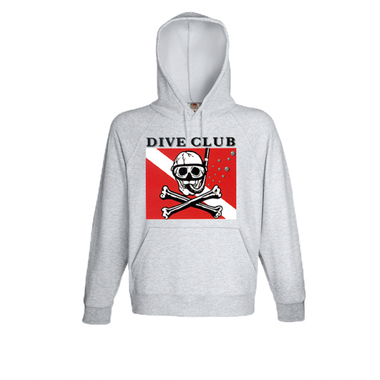 Φούτερ με στάμπα Dive Club-A9277