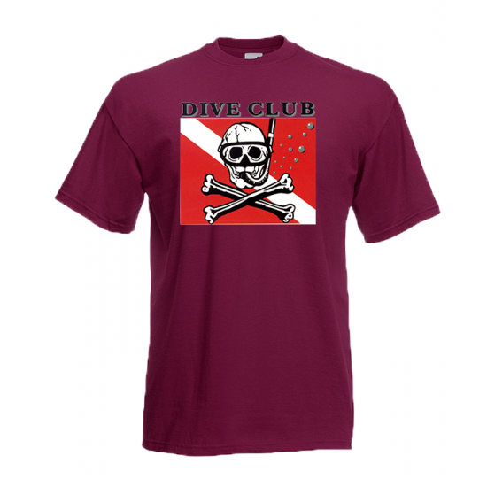 Dive Club T-shirt με στάμπα 