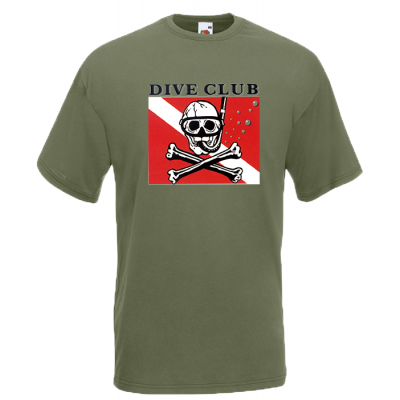 Dive Club T-shirt με στάμπα 