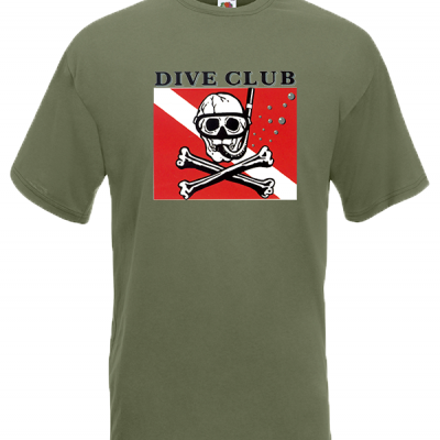 Dive Club T-shirt με στάμπα 