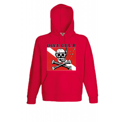 Dive Club Hooded Sweatshirt with print