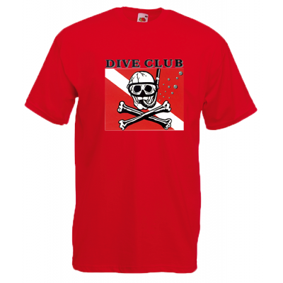 Dive Club T-shirt με στάμπα 