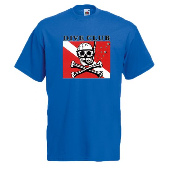 Dive Club T-shirt με στάμπα 