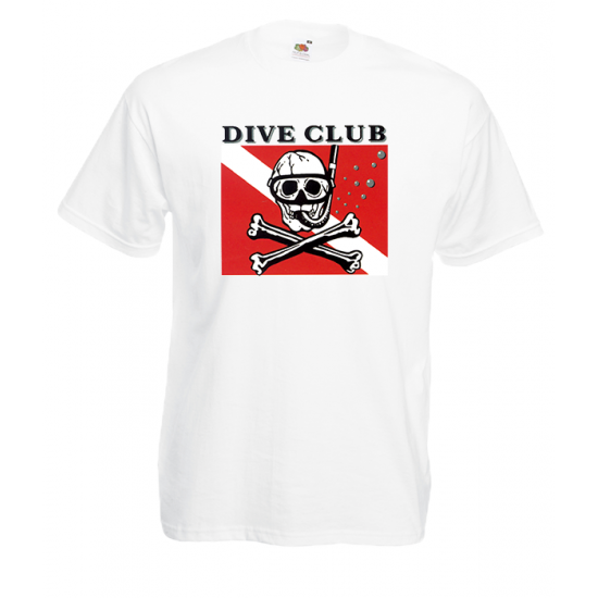 Dive Club T-shirt με στάμπα 