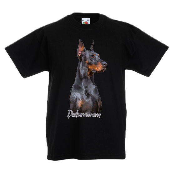 T-Shirt with print Doberman-A9086